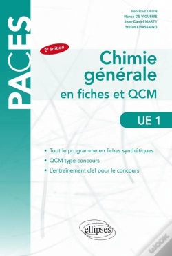 Capa do artigo Paces ; Chimie Générale En Fiches Et Qcm (2e Édition)