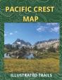Pacific Crest Map & Illustrated Trails - Preview