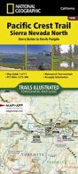 Pacific Crest Trail: Sierra Nevada North Map (Sierra Buttes To Devil'S Postpile) - Preview