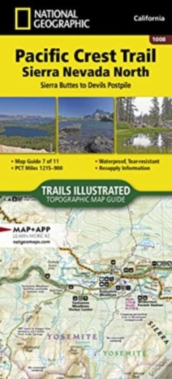 Capa do artigo Pacific Crest Trail: Sierra Nevada North Map (Sierra Buttes To Devil'S Postpile)