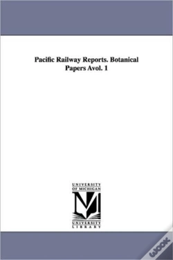 Capa do artigo Pacific Railway Reports. Botanical Papers Avol. 1