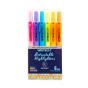 Pack 6 Sublinhadores Writech Retrátil Pastel - Preview