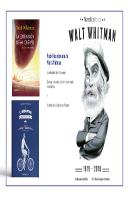 Pack Bicentenario Walt Whitman