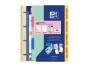 Pack Dossier com Recarga Oxford Ebinder L&G Pastel + Recarga 4 Furos 80 folhas + 5 Separadores - Preview