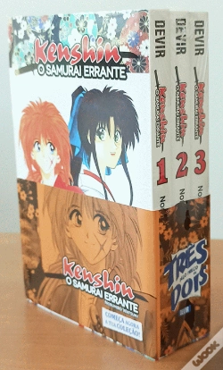 Capa do artigo Pack Kenshin: O Samurai Errante (Volumes 1, 2 e 3)