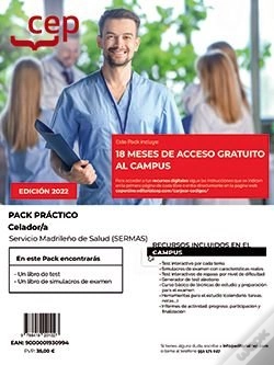 Capa do artigo Pack Practico. Celador. Servicio Madrileño De Salud (Sermas)