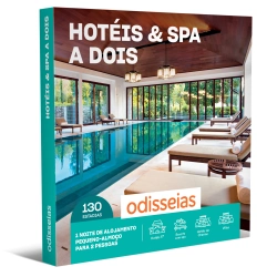Capa do artigo Pack Presente Odisseias - Hotéis & SPA a Dois | Experiência 2 noites e Peq. almoço | 2 pessoas