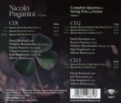 Capa do artigo Paganini: Complete Quartets for String Trio and Guitar - CD