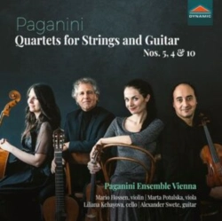 Capa do artigo Paganini: Quartets for Strings and Guitar Nos. 5, 4 & 10 - CD