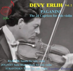 Capa do artigo Paganini: The 24 Caprices for Solo Violin/Bartok: Sonata For /... - CD