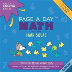 Capa do artigo Page A Day Math Subtraction Book 13