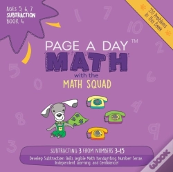 Capa do artigo Page A Day Math: Subtraction Book 4: Sub