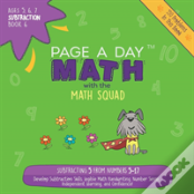 Page A Day Math Subtraction Book 6