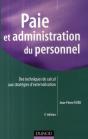 Paie Et Administration Du Personnel ; Des Techniques De Calcul Aux Stratégies D'Externalisation (3e Édition) - Preview