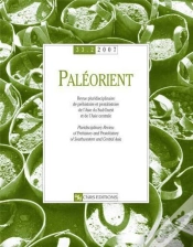 Capa do artigo Paleorient T.33-2; Paleorient T.33-2
