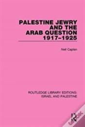 Capa do artigo Palestine Jewry And The Arab Question, 1917-1925