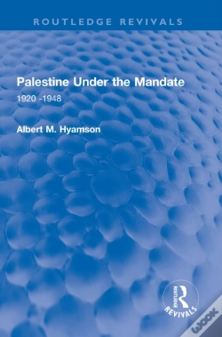Capa do artigo Palestine Under The Mandate