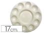 Paleta plastico artist circular con 10 compartimentos 17cm - Preview