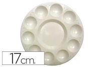 Capa do artigo Paleta plastico artist circular con 10 compartimentos 17cm