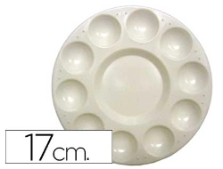 Capa do artigo Paleta plastico artist circular con 10 compartimentos 17cm