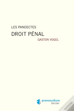 Capa do artigo Pandectes Droit Penal (Les)