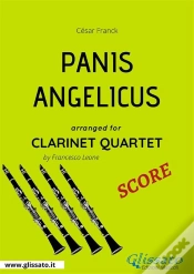 Capa do artigo Panis Angelicus - Clarinet Quartet Score