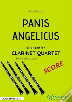 Capa do artigo Panis Angelicus - Clarinet Quartet Score