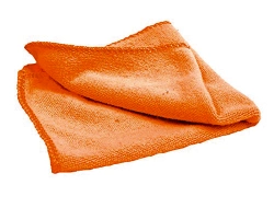 Capa do artigo Nobo microfiber cleaning cloth for whiteboard cleaning, orange color.