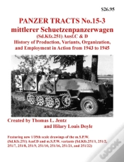 Capa do artigo Panzer Tracts No.15-3: M.S.P.W. (Sd.Kfz.251) Ausf.C And D