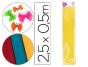 Papel crepe em celofane liderpapel 50 cm x 2,5 m amarelo classico - Preview