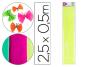 Papel crepe liderpapel 50 cm x 2,5 m 34gr amarelo fluorescente - Preview