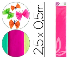 Capa do artigo Papel crepe liderpapel 50 cm x 2,5 m 34gr rosa fluorescente