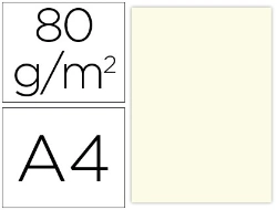 Capa do artigo Papel de cor liderpapel din a4 80 gr creme pack de 100 folhas