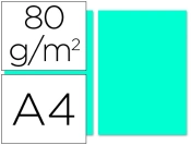 Capa do artigo Papel de cor liderpapel din a4 80 gr turquesa resma de 100 folhas