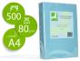 Papel de Cor Q-Connect Din A4 80gr Azul Pack de 500 Folhas - Preview