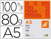 Capa do artigo Papel de escrita 80 grs. liderpapel, liso a5, 100 folhas