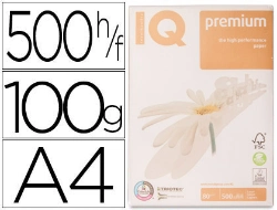 Capa do artigo Papel fotocopia iq premium din a4 100 gr pack de 500 folhas