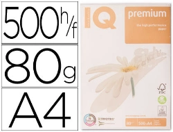 Capa do artigo Papel fotocopia iq premium din a4 80 gr pack de 500 folhas
