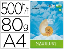 Capa do artigo Papel fotocopia nautilus din a4 pack 500 folhas 80 gr