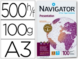 Capa do artigo Papel fotocopia navigator din a3 pack 500 folhas 100 gr