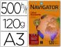 Papel fotocopia navigator din a3 pack 500 folhas120 gr - Preview