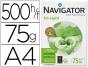 Papel fotocopia navigator din a4 75 gr pack de 500 folhas - Preview