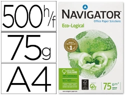 Capa do artigo Papel fotocopia navigator din a4 75 gr pack de 500 folhas