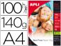 Papel fotografico apli glossy din a4 pack de 100 folhas 140 gr - Preview