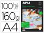 Papel fotografico apli glossy dupla face din a4 pack de 100 folhas 160 gr - Preview