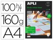 Capa do artigo Papel fotografico apli glossy dupla face din a4 pack de 100 folhas 160 gr