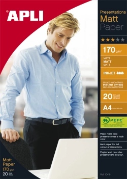 Capa do artigo Papel Inkjet A4 170G Apli 10418 Matte 20Fl