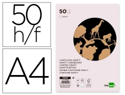 Capa do artigo Papel kraft liderpapel a4 180 gr embalagem de 50 folhas