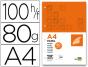 Papel liderpapel din a4 80 gr pack de 100 folhas liso 4 furos - Preview