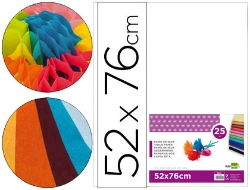 Capa do artigo Papel Seda Liderpapel 52 x 76cm 18 gr Branco Pack 25 Folhas